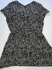 Eileen Fisher European Summer 100 Silk Quiet Luxury Lightweight Dress