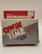 Qwik Time QT-3 Quartz Metronome Portable Tested Open Box Like New