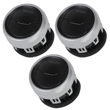 3X Center Dash A/C Heater-Air Outlet Vent For 2015-20 Ford Mustang FR3Z-19893-AE