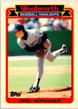 1989 Topps Woolworth Baseball Highlights #21 Orel Hershiser
