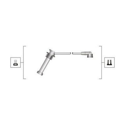 MAGNETI MARELLI 941319170007 Zündkabelsatz Zündleitungssatz