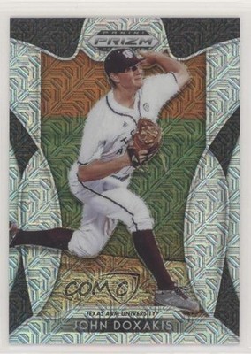 2019 Panini Prizm Draft Picks Mojo Prizm 35/49 John Doxakis #76 0q3