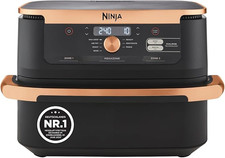 Ninja Foodi FlexDrawer AF500EUCP Heißluftfritteuse 10,4L Dual Zone 7in1 NEU