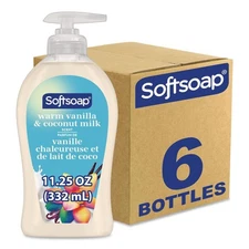 Softsoap US07059ACT Liquid Hand Soap Pumps - Vanilla and Coconut (6/Carton) New