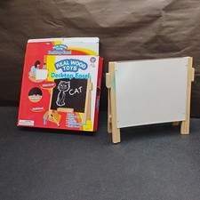 Children's Desktop Easel 1036 Whiteboard Chalk Board by Real Wood Toys