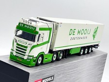 Scania S highline 6x2 reefer trailer "De Mooij" WSI truck models 1:50 scale