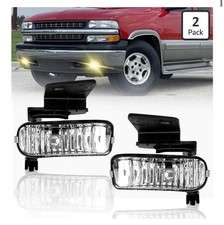 Fog Lights For 1999-2002 Chevy Silverado 2000-2006 Chevy Suburbantahoe Clear Fog Lights For 1999-2002 Chevy Silverado 2000-2006 Chevy Suburbantahoe Clear
