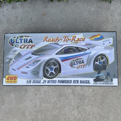 Vintage OFNA Ultra GTP 1/8 Scale .21 Nitro Powered RTR Racer 4WD NIB