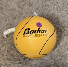 Baden School Quality Tetherball Set - Soft-Touch Tetherball Ball and Rope New
