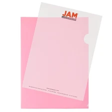 Plastic Sleeves - Letter Size - 9 x 11 1/2 - Pink Project Pockets - 120 Bulk ...