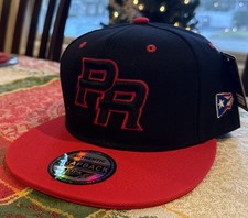 PUERTO RICO SNAP BACK Cap Gorra Hat Black PR Embroidered W Flag Embroidered New