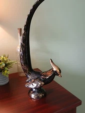 Tall Large Pheonix Bird Table Display Piece Mint