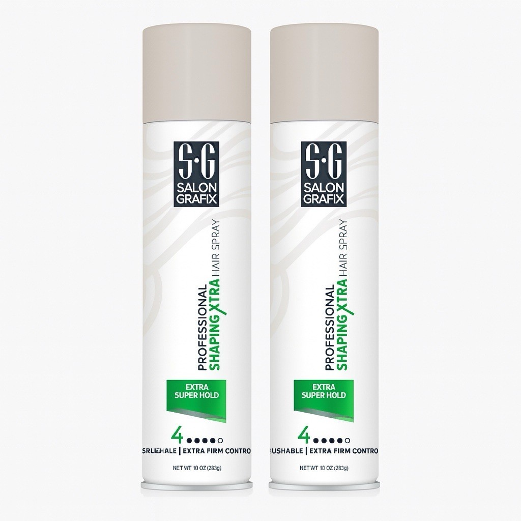 SG Profession Shaping Hairspray, Extra Super Hold, 10 Oz - TWO PACK