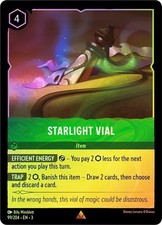 Cold Foil STARLIGHT VIAL 1x Rare Disney Lorcana NM
