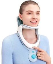 Cervical Neck Traction Device Brace Air Pump Adjustable Inflatable Stretcher