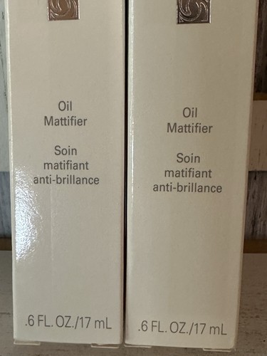 Olio Mary Kay opacizzante pelle grassa olio viso fuori produzione 0,6 once 17 ml raro lotto 2x - Foto 2 di 3