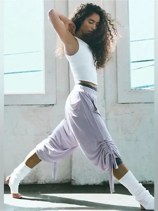 NWT Free People ~ Pirouette Pants ~  Ivory ~ M ~ $128