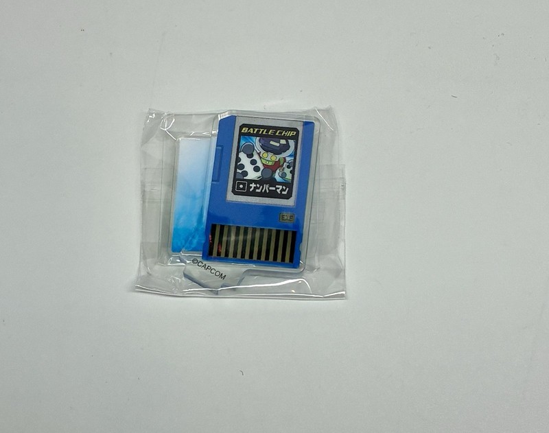 MegaMan EXE 5 Navi Chip Acrylic Stand Numberman Rockman Japanese Battle Network
