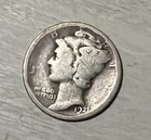 1921-P Mercury Dime - Key Date Low Mintage - Very Nice