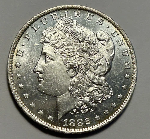 1882 O MORGAN DOLLAR BU PROOF-LIKE SURFACE