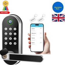 Easy Install Touchscreen Keyless Entry Lock with Fingerprint & Back-lit Keypad