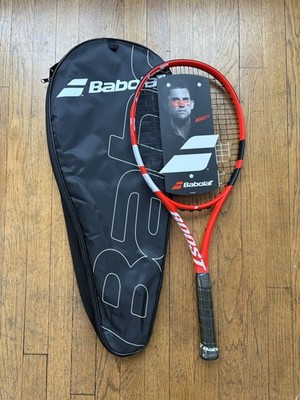  NEW  Babolat Boost S Racquet in Red And White With Case Bag #3  4 3/8   