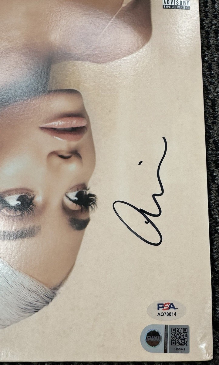 Ariana Grande Signed Autograph 2018 Sweetener Album Vinyl Record