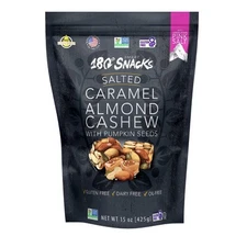 Salted Caramel Almond Cashew with Himalayan Salt - Delicious Bite-Size Health...