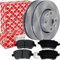 Febi Bremsscheiben Ø258Mm + BelÄGe Vorne FüR Renault Clio IV Captur Dokker Lodgy