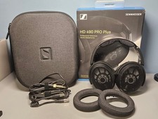 Sennheiser HD 490 PRO Plus Professional Reference Studio Headphones, Black - New