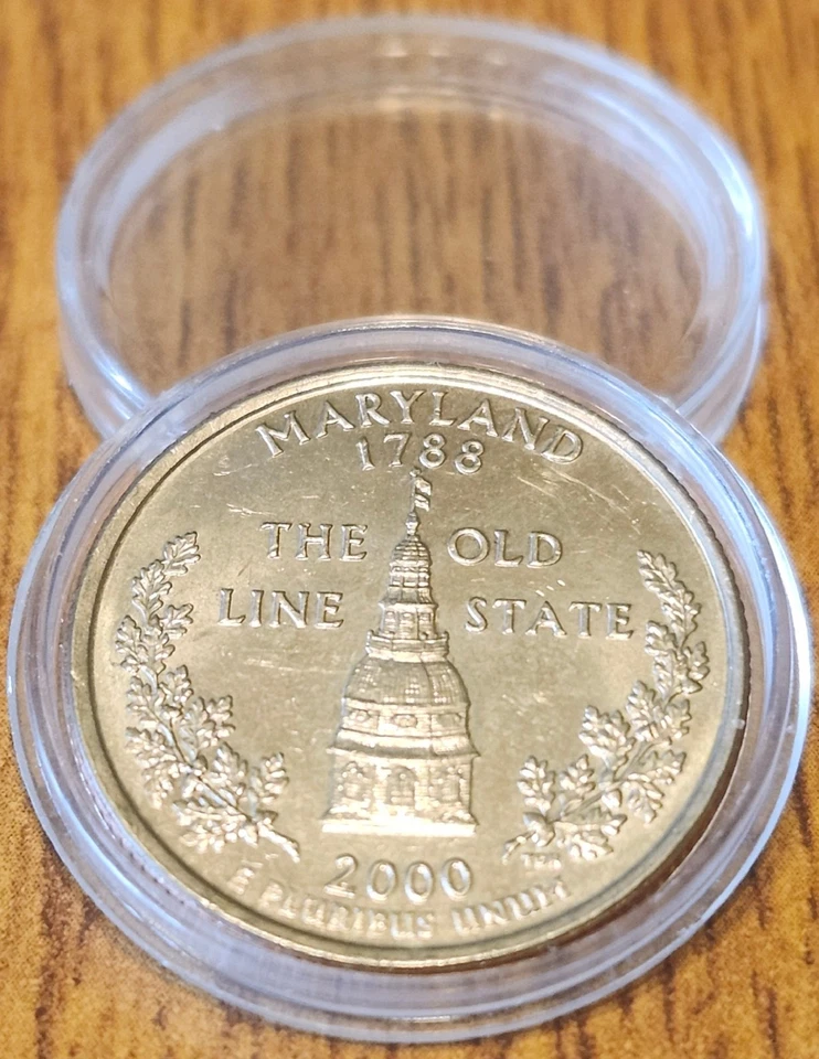 50% Off Sale - 2000D Maryland State Quarter Collectible Quarter from Bank Rolls - Image 2 of 4