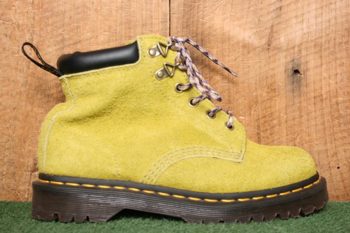 DR. MARTENS Ben 939 Moss Green Suede Hiker Combat Boots UK 5 | US
