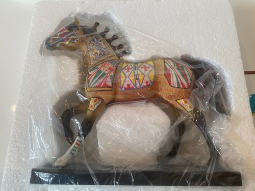 Trail Painted Ponies Retired Cheyenne Painted Rawhide 2007 Orig box tag, VIDEO - Picture 4 of 8