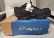 Nautilus  Composite Toe Black Sneaker Shoe Slip-Resistant Excellent Work 13 W