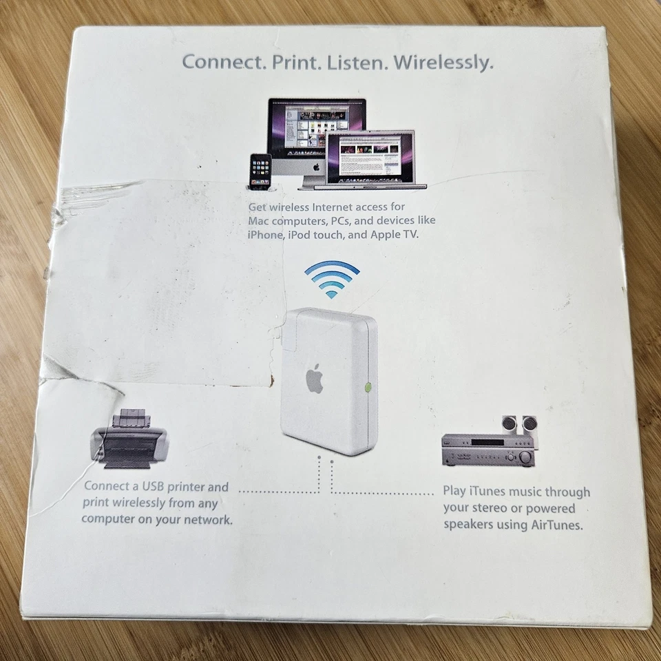 Estación Base Apple AirPort Express 802.11n | Router Wifi A1264 (1ª Generación) Foto 4 de 4