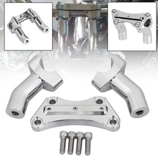 3.5" Pullback Handlebar Riser Top Clamp For Harley Dyna Road Glide FLTRX FLTRXS