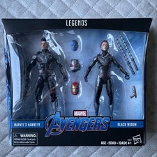 Marvel Legends Series Avengers Endgame Hawkeye & Black Widow 2 Pack Figure New