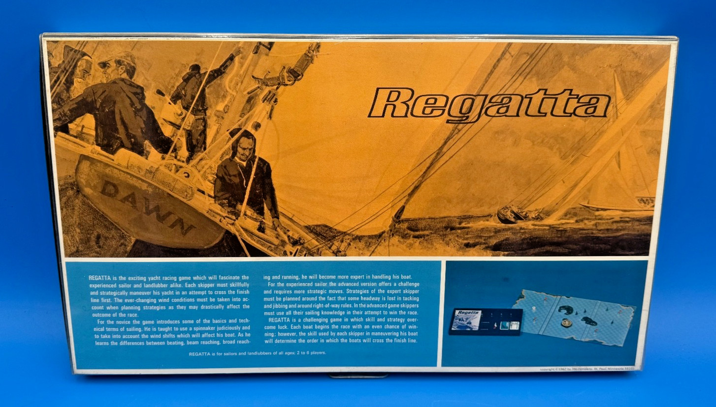 1967 Waterproof Regatta 1st Ed + Rare 1978 Olympic Cup Yacht Racing - Mint Duo!