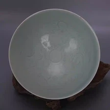 Nice Chinese Handmade Painting Hutian Kiln Porcelain Boy Hat Bowl