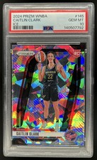 2024 Panini WNBA Prizm Caitlin Clark Ice Rookie RC #145 Fever PSA 10 GEM MINT