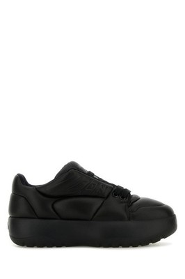 DSQUARED2 Black Leather Puffer Sneakers New & Authentic