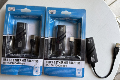 Three (3) Gigabit Lan USB 3.0 Ethernet Adapter 10/100/1000 mbps