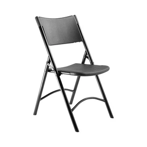 NATIONAL PUBLIC SEATING 610 Chaise pliante,32 en H 793EH6
