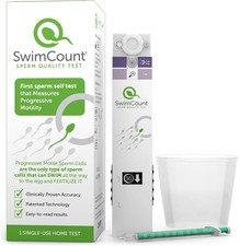 SwimCount Sperm Test - at Home Male Fertility Test Kit  Measures progressive mo