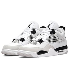 Jordan 4 Retro Military Black White Women's All Size US 5.5-11 NEW