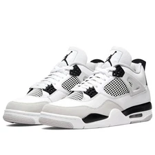 Jordan 4 Retro Military Black White Women's All Size US 5.5-11 NEW
