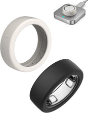 2 Pack Cover for Oura Ring Gen 5, Ultra-Thin Anti-Scratch Elastic Silicone