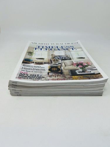2012 - 2013 Architectural Digest Magazines Interior Design Ads Lot of 6 - Picture 8 of 10