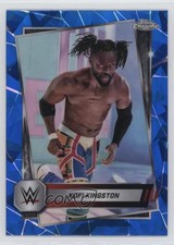 2025 Topps Chrome WWE Sapphire Edition Kofi Kingston #166 01wt