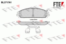 FTE Bremsbelagsatz Scheibenbremse 9010942 für CHRYSLER 300C LX LE Touring CRD